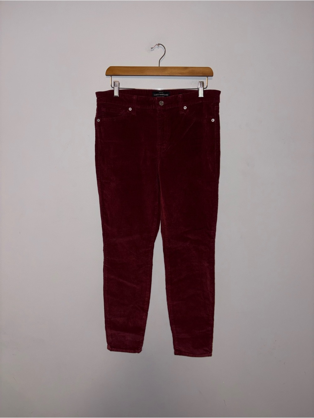 Lucky Brand • Burgundy Corduroy Pants